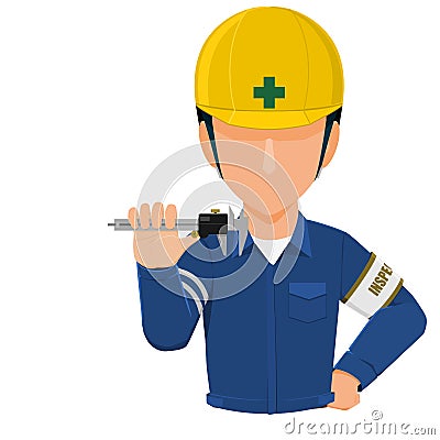 Inspector icon Vector Illustration