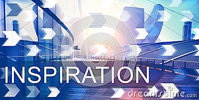 Inspiration Aspiration Imagination Inspire Dream Concept Stock Photo