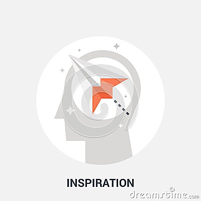 Inspiration icon concept Vector Illustration