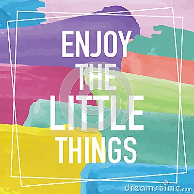 Inspiration positive quote Vector Illustration