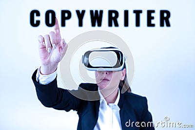 Inspiration showing sign Copywriter. Word Written on writing the text of advertisements or publicity material Stock Photo