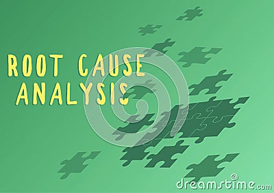 Inspiration showing sign Root Cause Analysis. Word for Method of Problem Solving Identify Fault or Problem Stock Photo