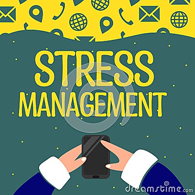 Inspiration showing sign Stress Management. Business overview failure is a part of your road or progress to success Stock Photo