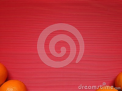 inspirational chinese new year concept image of oranges in red colour background Stock Photo