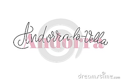 Inspirational handwritten brush lettering. Vector calligraphy illustration Vector Illustration