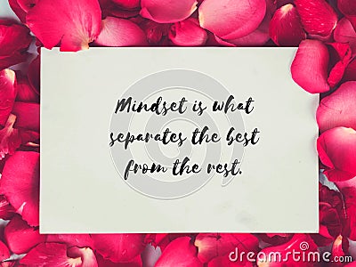 Inspire motivation meaning words and life quote. Stock Photo