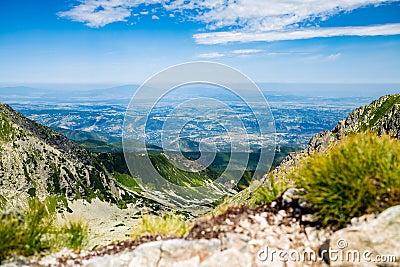 Inspiring Mountains Landscape View in Tatra Mountains Stock Photo