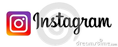 Instagram icon logo Vector Illustration