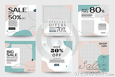 Instagram Design Template 01 Vector Illustration