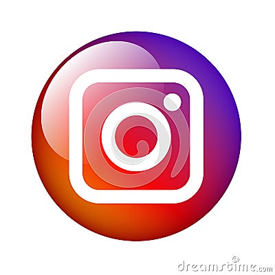 Instagram icon logo Vector Illustration