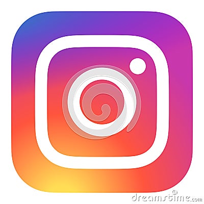 Instagram icon vector Vector Illustration