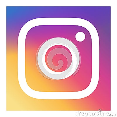Instagram icon vector Vector Illustration