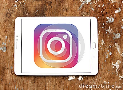 Instagram logo Editorial Stock Photo