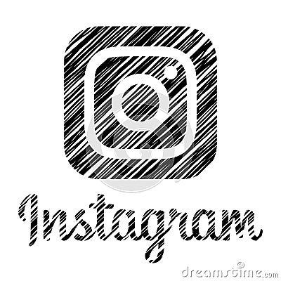 Instagram logo Vector Illustration