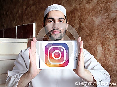 Instagram logo Editorial Stock Photo