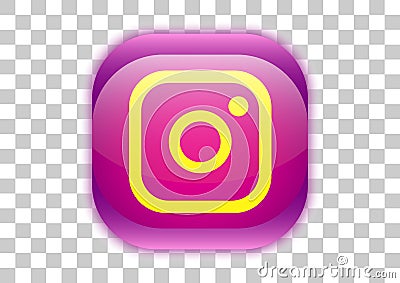 instagram mobile app Vector Illustration