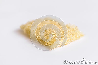 Instance noodle on white background in isometric view point Stock Photo