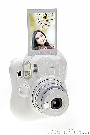 Instant camera Stock Photo