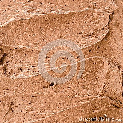 Instant chocolate ice-cream texture Stock Photo