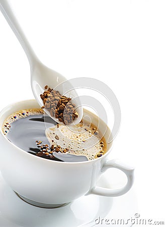 Instant Coffee Stock Photo