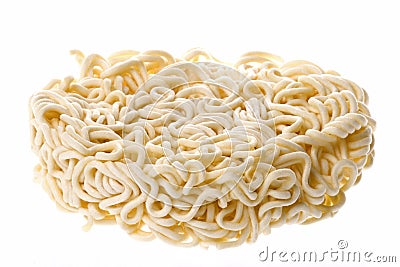 Instant Korean Udon Noodles Stock Photo
