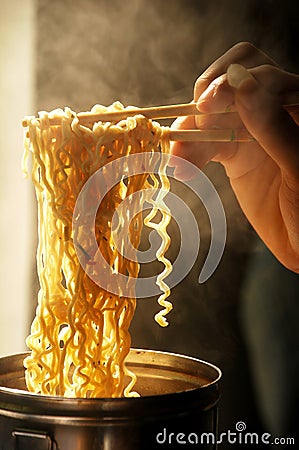 Instant noodles of china Stock Photo