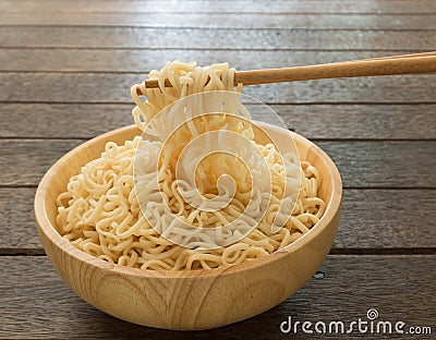 Instant noodles Stock Photo