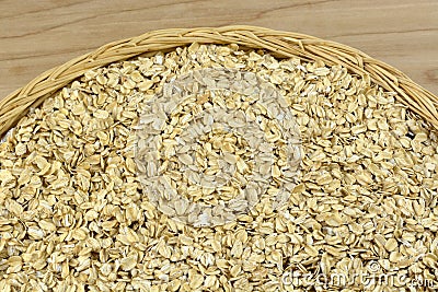 Instant oatmeal Stock Photo