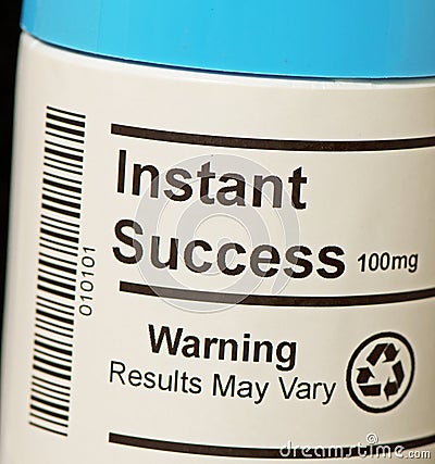 Instant Success Stock Photo