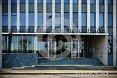 Institute of the German Economy Cologne Editorial Stock Photo