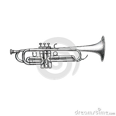 instrument trumpet ai generated Cartoon Illustration