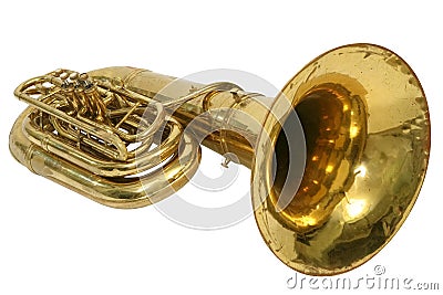 Instrument tuba Stock Photo