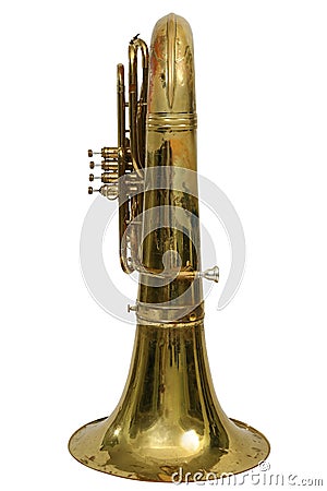 Instrument tuba Stock Photo