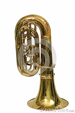 Instrument tuba Stock Photo