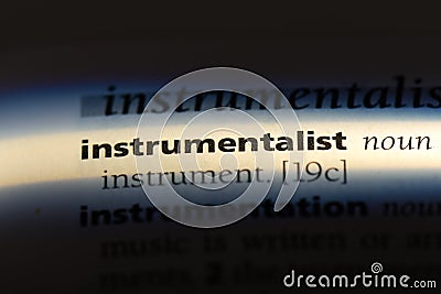 instrumentalist Stock Photo