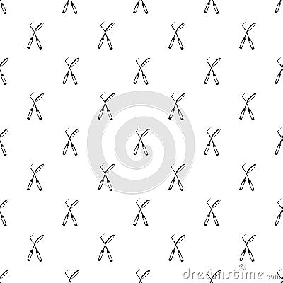 Instruments for dental treatment pattern Vector Illustration