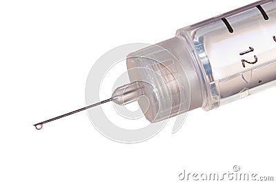 Insulin injection pen Stock Photo