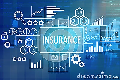 Insurance in Business Concept Stock Photo