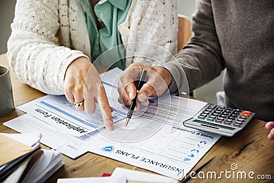 Insurance Health Risk Assessment Vitality Concept Stock Photo