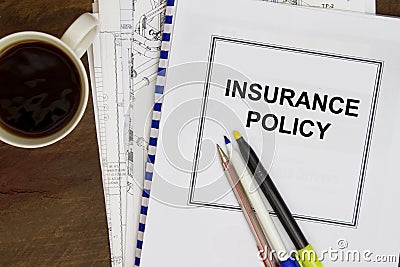 Insurance policy Stock Photo