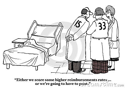 Insurance Reimbursement Rates Stock Photo
