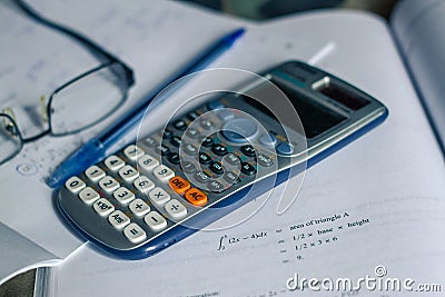 Integral Calculus Stock Photo