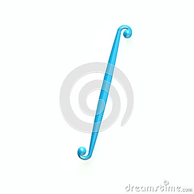 Integral Mathematical Symbol 3D Stock Photo