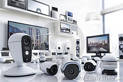 Integrated device communication in digital cameras employs tech synchronization to ensure practical security management and functi Cartoon Illustration