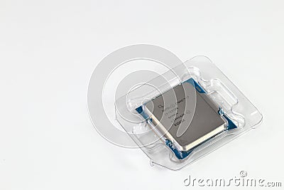 Intel CPU central processor unit Core i7 13700 in 13th generation Editorial Stock Photo