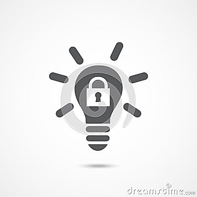 Intellectual property icon Vector Illustration