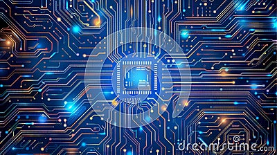 Intelligent ai concept symbolizing understanding, learning, and applying intelligence on background. Stock Photo