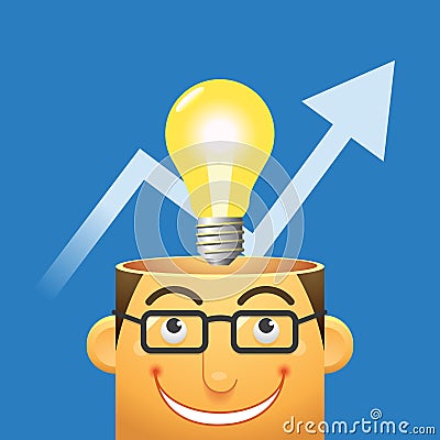 Intelligent, vector Vector Illustration