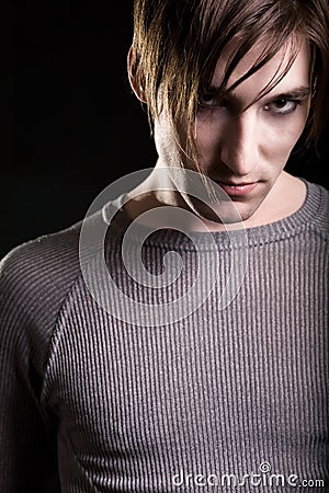 Intense look Stock Photo