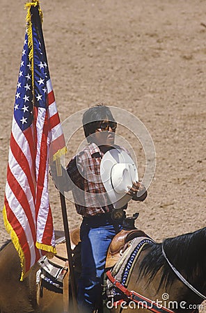 Inter-tribal ceremonial Indian Rodeo Editorial Stock Photo